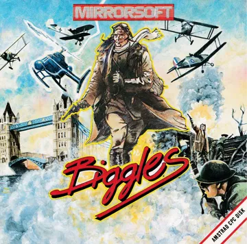 Biggles (UK) (1986) box cover front